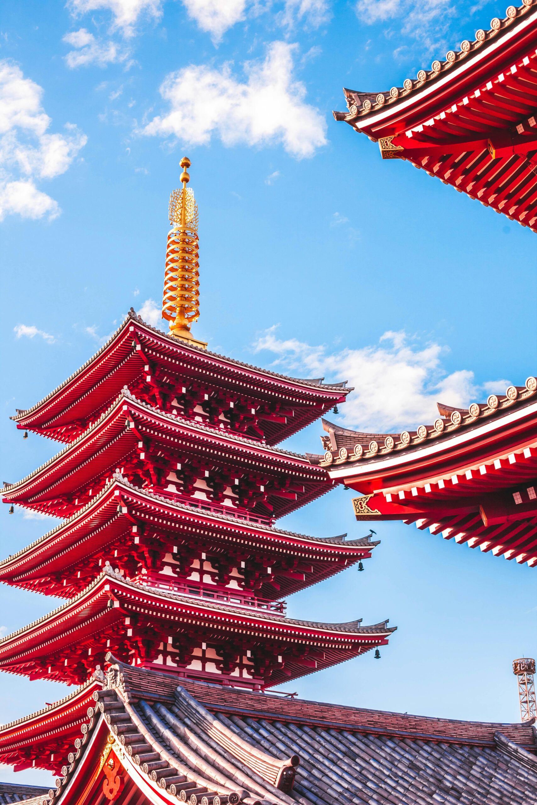 Explore the beauty of a traditional Japanese pagoda captured in Tokyo.